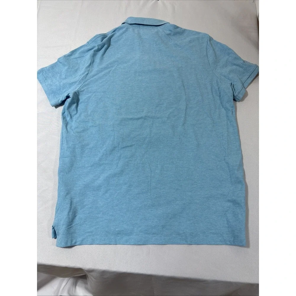 Polo Ralph Lauren Mens Classic Fit Polo Shirt Blue Short Sleeve Cotton XL